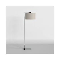 Astro Ravello Chrome LED Floor Lamp with Putty Drum Shade