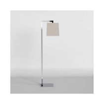 Astro Ravello Chrome LED Floor Lamp with Putty Tapered Square Shade