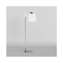 Astro Ravello Chrome LED Floor Lamp with White Tapered Square Shade