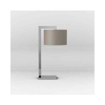 Astro Ravello Chrome LED Table Lamp with Oyster Drum Shade