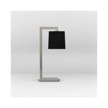 Astro Ravello Matt Nickel LED Table Lamp with Black Tapered Square Shade