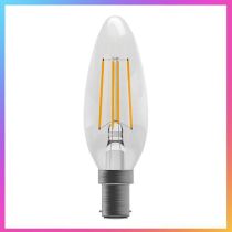 Bell 60117 4W LED dimmable filament candle SBC clear 4000K