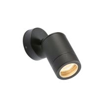 BELL Luna GU10 Adjustable Wall Light - IP65, Black (lamp not included)