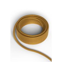Calex fabric cable 2x0,75mm 3M Gold, max.250V-60W