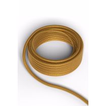 Calex fabric cable 2x0,75qmm 1,5M gold, max.250V-60W