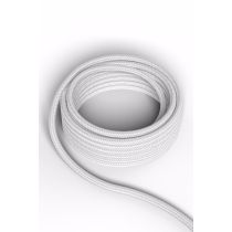 Calex fabric cable 2x0,75qmm 1,5M white, max.250V-60W