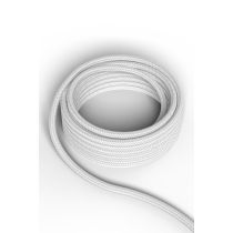 Calex fabric cable 2x0,75qmm 3M white, max.250V-60W