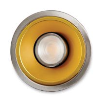 Collingwood H5 1000 Downlight 10W Colour Switchable IP65 Brushed Steel Bezel Dimmable 80D Beam Angle