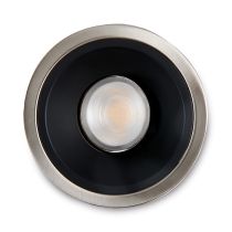 Collingwood H5 500 Downlight 5W Colour Switchable IP65 Brushed Steel Bezel Dimmable 50D Beam Angle