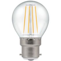 Crompton LED Filament Round Golfball 5W (40W) 2700K BC Dimmable