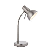 Endon Amalfi Table Lamp with USB Port Satin Nickel