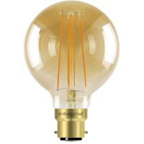 Integral 729262 Dimmable Sunset Vintage Globe 80mm 5W B22