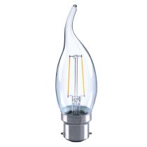 Integral Candle Filament Flame Tip Omni Lamp B22 2W 487399