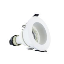 Integral Evofire 70mm cut-out Fire Rated Downlight Recessed White with GU10 Holder