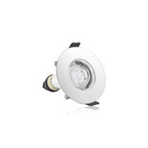 Integral Evofire Round 70mm cut-out Fire Rated Downlight Round Polished Chrome with GU10 Holder