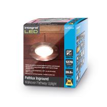 Integral LED OutDoor Pathlux Inground Walkover Path Uplight 20.5W 3000K IP67