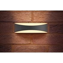 Integral LED Outdoor Wave Wall Light 7W 3000K 310lm IP65