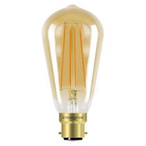 Integral Sunset Vintage ST64 5W 423864 (40W) 1800K 380lm B22 Dimmable Lamp