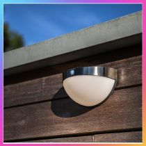 LUTEC Bubble PIR Solar LED Outdoor Light