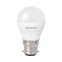 Megaman LED B22 Dimmable Opal Golfball Cool White 5.5W