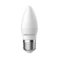 Megaman LED E27 Dimmable Opal Candle Warm White 5.5W