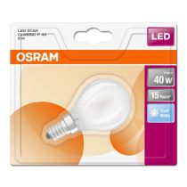 Osram LED Frosted Golfball 4W 6500K E14