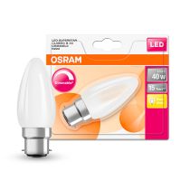Osram LED Star Classic 4.5W Dimmable Candle BC/B22 Warm White