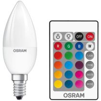 Osram LED Star+ RGBW 5.5W E14 2700K Candle Remote Control