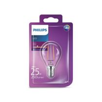 Philips Consumer 2W LED Filament Golf Ball Bulb SES/E14 Warm White