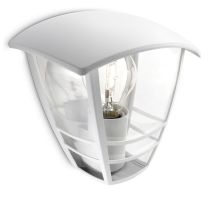 Philips Creek Outdoor White Wall Light