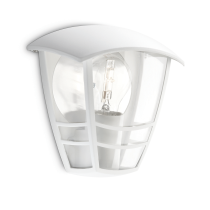 Philips Creek Outdoor White Wall Light