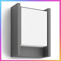 Philips LED Arbour 6W Outdoor IP44 Wall Light Anthracite Grey