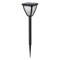 Philips LED Outdoor Vapora Solar Power Sensor 1.5W Pedestal/Pathway Light 2700K Black