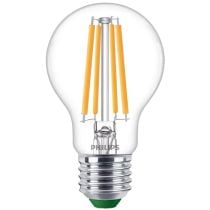 Philips Master Ultra Efficient LED 4W E27 Clear GLS Bulb White Dimmable