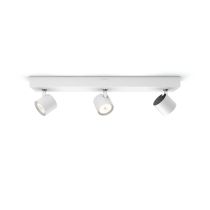 Philips STAR WarmGlow LED White 3-Spot Ceiling Light 