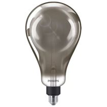 Phillips Classic LED 20W E27 Giant Globe A160 Filament Bulb 1800K Smoke Dimmable