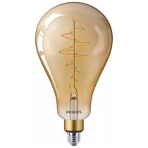 Phillips Classic LED 40W E27 Giant Globe A160 Filament Bulb 1800K Gold Dimmable