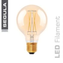 Segula LED 50291 6w Globe 80 Gold E27 325lm 2000K Dimmable