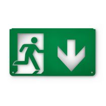 Signify Ecolink Emergency Blade Exit Down Sign