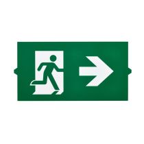 Signify Ecolink Emergency Exit Right Legend Sign