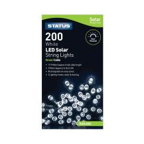 Status Adelaide White LED Solar String Lights (20M)