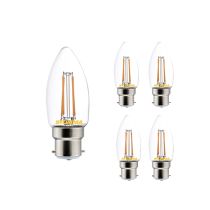 Sylvania Toledo 4.5W Clear LED Candle Bulb 2700K (4 Pack) 