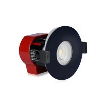 V-TAC 8W LED FIRE RATED FITTING WITH SAMSUNG CHIP CCT:3 IN 1 DIMMABLE - BLACK BEZEL