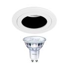 Aurora White Downlight and Philips LED GU10 Bulb Bundle