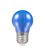 Crompton 4.5W ES LED Filament Blue Harlequin Golfball Bulb