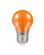 Crompton 4.5W ES LED Filament Orange Harlequin Golfball Bulb