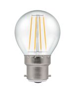Crompton LED Filament Round Golfball 5W (40W) 2700K BC Dimmable