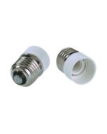 Edison Screw ES E27 To Small Screw E14 SES Light Bulb Adaptor Converter Holder