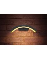 Integral LED Outdoor Curve Wall Light 7.5W 3000K 360lm IP54