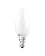 LEDVANCE Classic B E14 LED Filament Frosted Candle Lamp 3.4W Extra Warm White Dimmable - 40W Replacement
